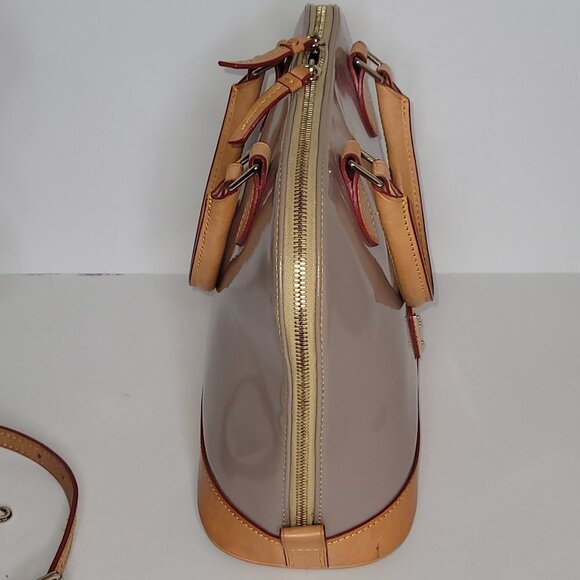 Dooney & Bourke Yellow Patent Leather Satchel - Picture 8 of 11